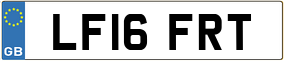 Truck License Plate